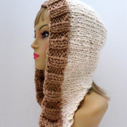 Snowfall Winter Hat with 2 Different Bands and 6 Different Styles - knitting pattern