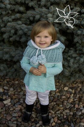 Winter Crystals Hooded Cowl