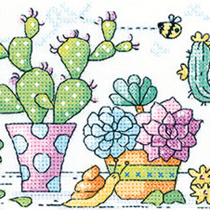 Heritage Cactus Garden Cross Stitch Kit