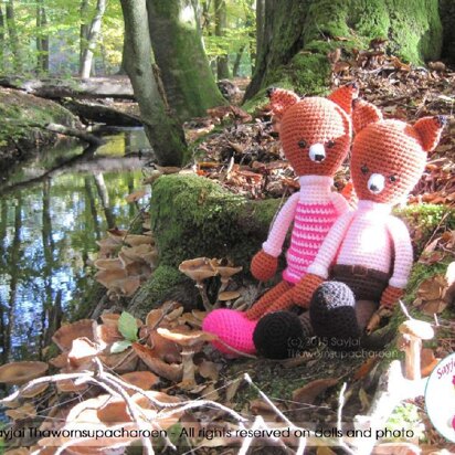 Mr and Mrs Fox Amigurumi Crochet Patterns