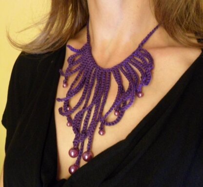 Fringe Parure: Necklace and Earrings