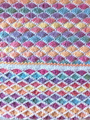 Fanfare Blanket Crochet Pattern