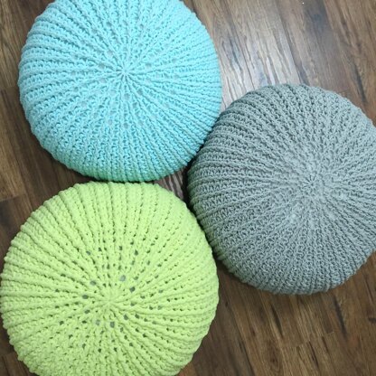 MJ's Textured Floor Pouf