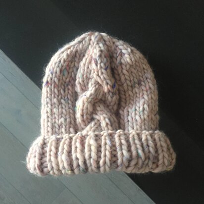 Chunky Cable Winter Hat