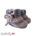 Slouch baby booties