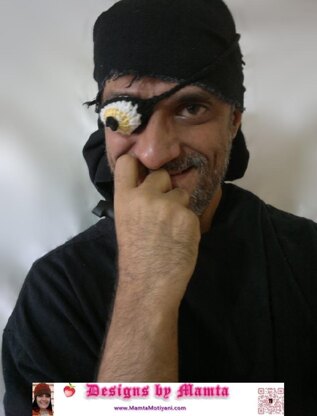 Crochet Pirate Eye Patch Pattern For Adults And Kids