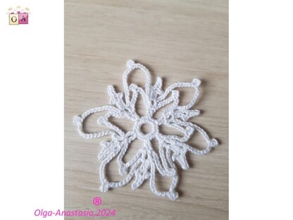 Crochet snowflake 29