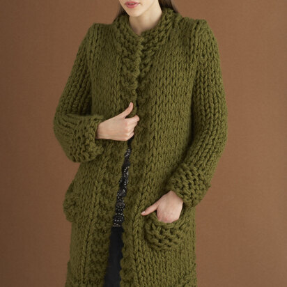 Weekender Jacket in Lion Brand Wool-Ease Thick & Quick - 70536AD - knitting pattern