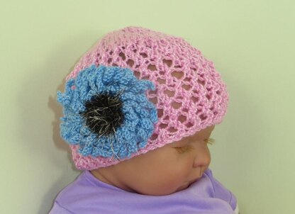 Baby Lacey Flower Skullcap