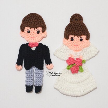 Bride and Groom Appliques