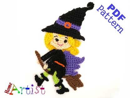 Witch Halloween Applique