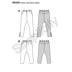 Burda Style Women's Trousers B6358 - Paper Pattern, Size 10-20