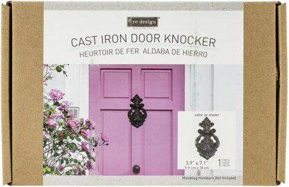 Prima Marketing Re-Design Cast Iron Knocker - Regal Crown 3.9"X7.1"