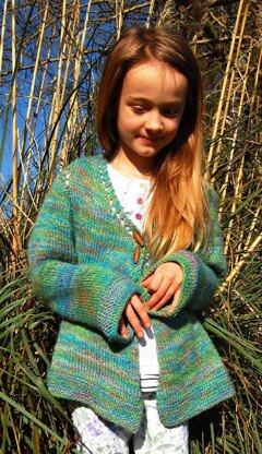 Gaugeless for girls cardigan