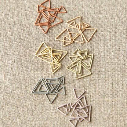 Cocoknits Triangle Stitch Markers - Earth Tones