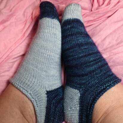 Toe Up Simple Socks No 6