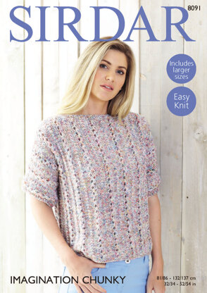 Top in Sirdar Imagination Chunky - 8091 - Downloadable PDF
