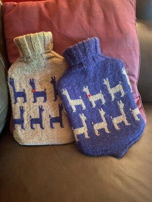 Alpaca Hot Water Bottle Cover