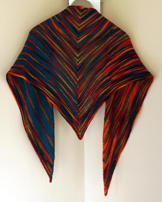 Monet Sunset Shawl