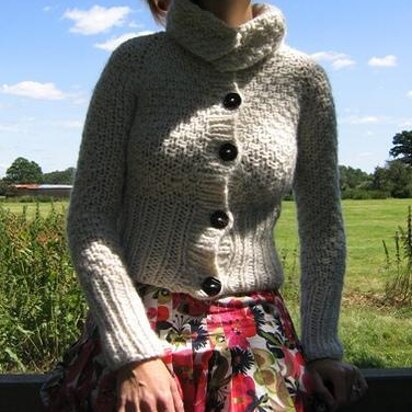 Snowdrop Sweater Jacket - knitting pattern