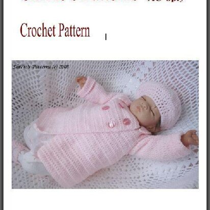 Double Breasted Jacket Crochet pattern UK & USA Terms#87