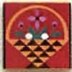 Mill Hill Button 87016 - Violet Basket on Red
