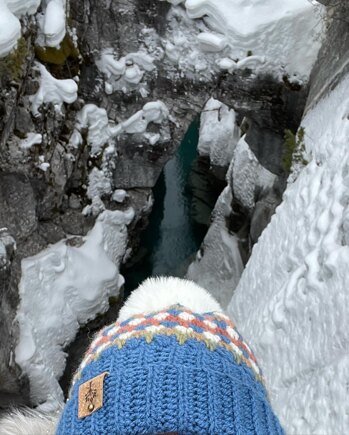 Ripple scarf and granny stab stitch hat #2