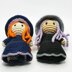 Amigurumi witch doll (2 hat styles)