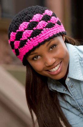 Shells are Swell Beanie in Red Heart Heads Up - LW3827 - Downloadable PDF