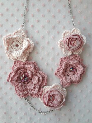 Joanna's Roses Necklace