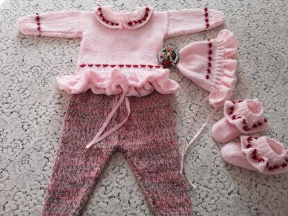 97. Frilly Sweater Set