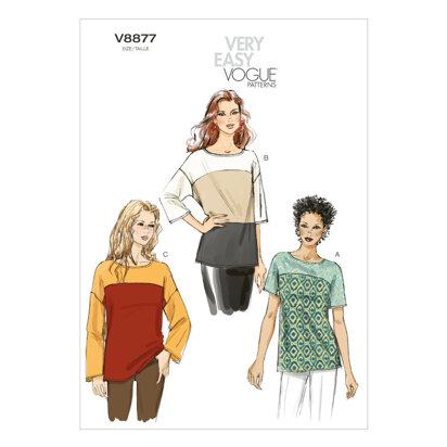 Vogue Misses' Top V8877 - Sewing Pattern