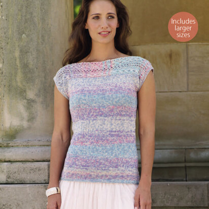 Top in Sirdar Toscana DK - 7972 - Downloadable PDF