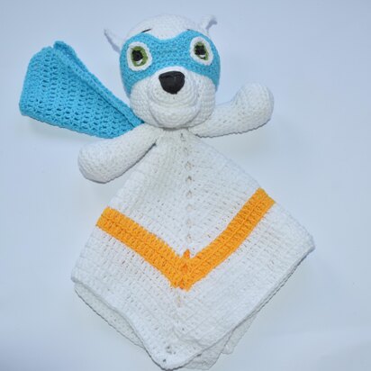 Crochet Paw patrol Apollo lovey