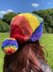Rainbow Slouch Bobble Hat