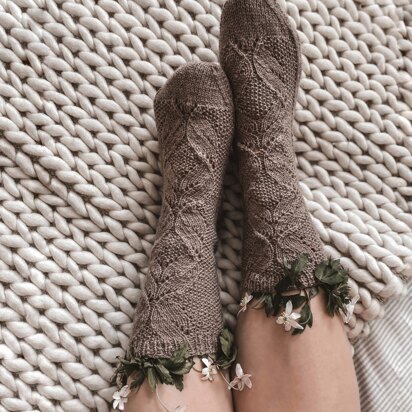 Verse socks - knitting pattern