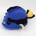 Tanzy the Blue Tang Scrubby Amigurumi