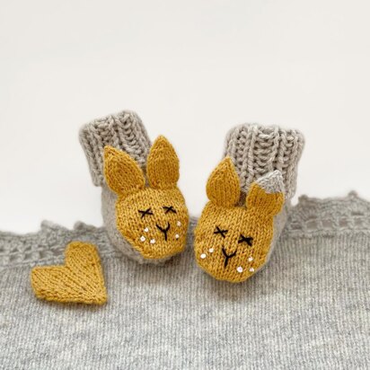 Bunny baby socks