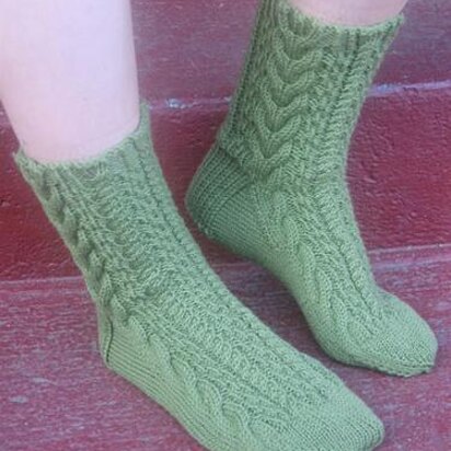Lobster Pot Socks - knitting pattern