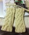 Quick cabled mitts