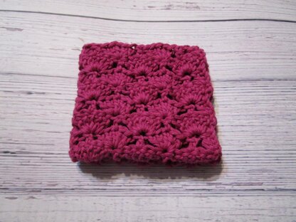 Shell Stitch Washcloth