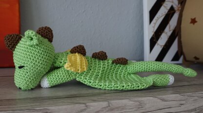 Crochet Pattern Cuddle Cloth Dragon Draco!