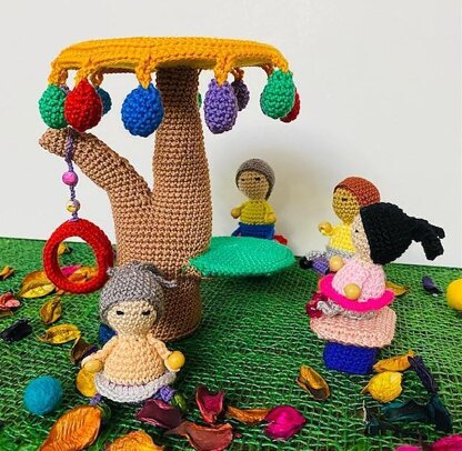 Amigurumi jungle of dreams - Umbrella tree