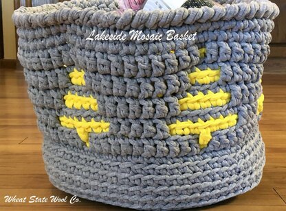 Lakeside Mosaic Basket