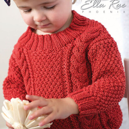 Nyla Sweater in Ella Rae Phoenix - ER20-02 - Downloadable PDF