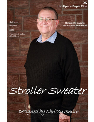 Stroller Sweater in UK Alpaca Super Fine DK (Downloadable PDF)