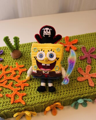 Briny Buccaneer – Chibi Pirate Doll Amigurumi Pattern (PDF)