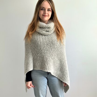 Cloud Easy Poncho and Cowl