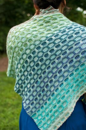Frozen Lake Shawl