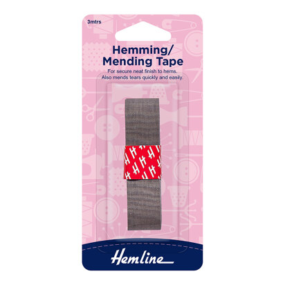 Hemline Hemming Tape 3m x 20mm - Grey